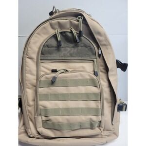 Bug Out Gear Tan Tactical‎ Backpack Molle System Outdoor Camping Hiking